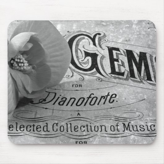 Pianoforte Edelsteine und Begonia Mousepad (Vorne)
