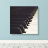 Pianoforte Wrapped Canvas Leinwanddruck (Insitu (Holzboden))
