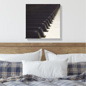 Pianoforte Wrapped Canvas Leinwanddruck (Insitu (Schlafzimmer))