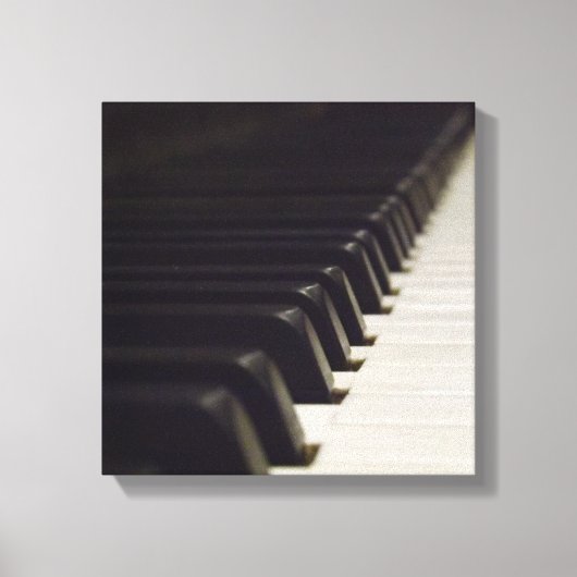 Pianoforte Wrapped Canvas Leinwanddruck (Vorderseite)