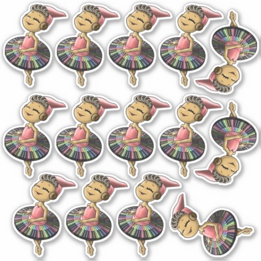 Pianos Sticker (Vorderseite)