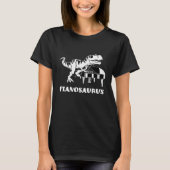 Pianosaurus Funny Piano T Rex Pianist Dinosaur Te T-Shirt (Vorderseite)