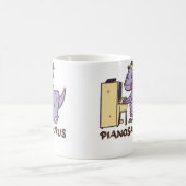 Pianosaurus Klavier Kaffeetasse (Mittel)
