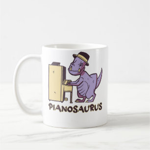 Pianosaurus Klavier Kaffeetasse