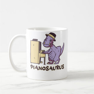 Pianosaurus Klavier Kaffeetasse