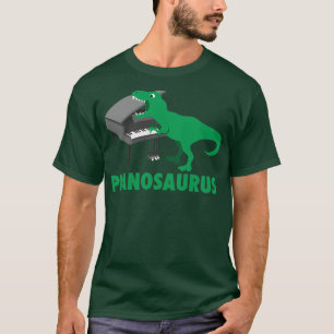 Pianosaurus Piano Art Dinosaurier Schlagzeug Music T-Shirt