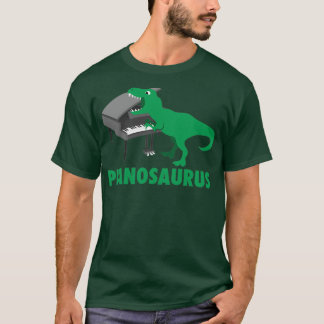 Pianosaurus Piano Art Dinosaurier Schlagzeug Music T-Shirt