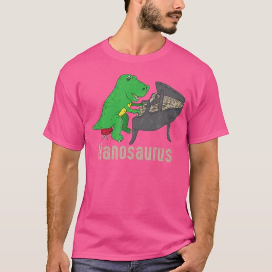 Pianosaurus Piano Shirt Dinosaur Percussion Music  (Vorderseite)