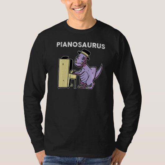 Pianosaurus Piano T-Shirt (Vorderseite)