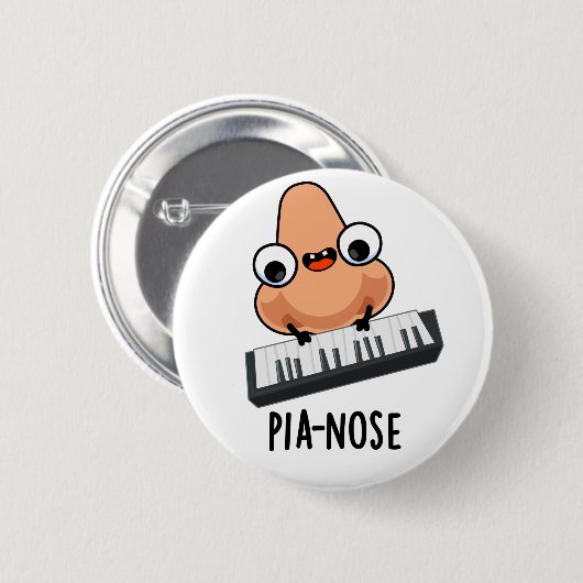 Pianose Funny Piano Nose Pub Button (Vorne & Hinten)