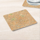 Pianta Di Mailand - Karte von Mailand, Italien Rechteckiger Pappuntersetzer (angewinkelt)