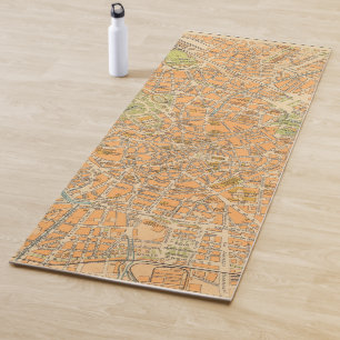 Pianta Di Mailand - Karte von Mailand, Italien Yogamatte