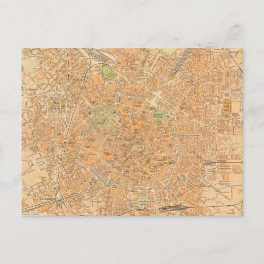 Pianta di Milano - Karte von Mailand, Italien (Vorderseite)