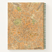 Pianta di Milano - Karte von Mailand, Italien Notizblock (Rückseite)