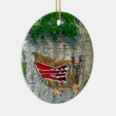 Piasa Bird Illinois Native American Legende Keramikornament (Rechts)