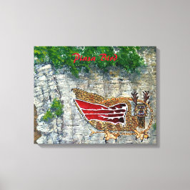 Piasa Bird Illinois Native American Legende Leinwanddruck
