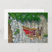 Piasa Bird Illinois Native American Legende Postkarte (Vorne/Hinten)