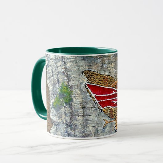 Piasa Bird Illinois Native American Legende Tasse (Vorderseite Links)