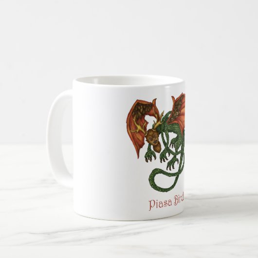 Piasa Vogel-Tasse Kaffeetasse (Vorderseite Links)