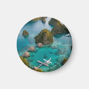 Piaynemo Raja Ampat Inseln Paradies Aussicht Kunst Magnet