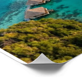 Piaynemo Raja Ampat Inseln Paradies Blick Kunst Poster (Ecke)