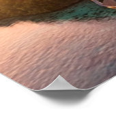 Piaynemo Sunrise Raja Ampat Tropical Island Art Poster (Ecke)