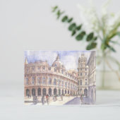Piazza a genova postkarte (Stehend Vorderseite)