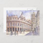 Piazza a genova postkarte (Vorne/Hinten)
