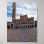 Piazza al Campo Siena Poster (Vorne)