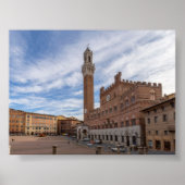Piazza al Campo Siena Poster (Vorne)