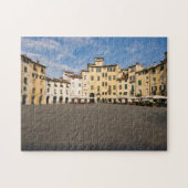 Piazza Anfiteatro Platz in Lucca - Toskana, Italie Puzzle (Horizontal)