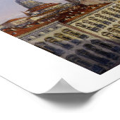 Piazza Castello, Turin, Gravur von F. Citterio (c Poster (Ecke)