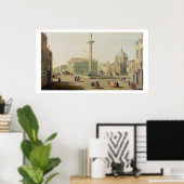 Piazza Colonna, Rom Poster (Heimbüro)