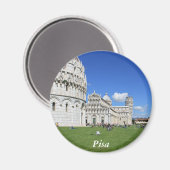 Piazza dei Miracoli Magnet (Vorderseite/Rückseite)