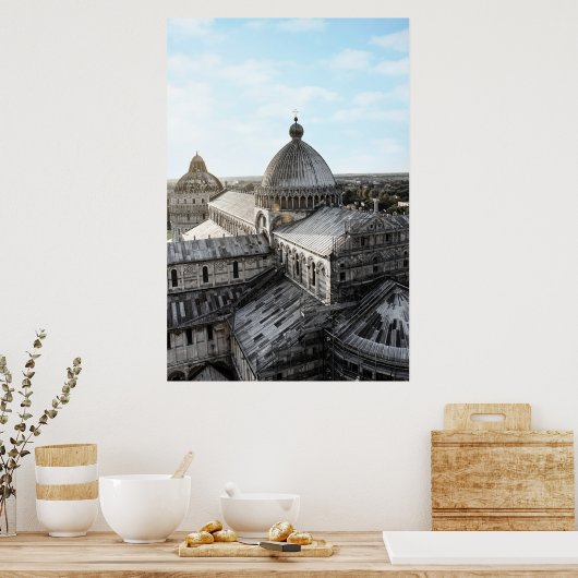 Piazza Dei Miracoli - Pisa Poster (Küche)