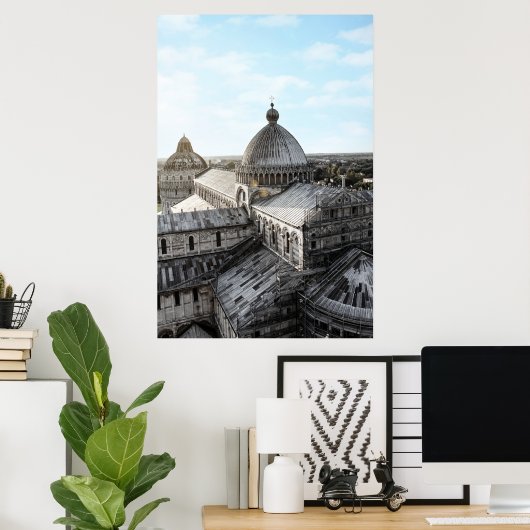 Piazza Dei Miracoli - Pisa Poster (Heimbüro)