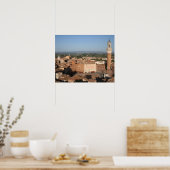 Piazza del Campo Poster (Küche)