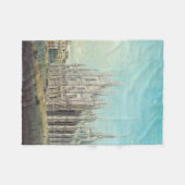 Piazza del Duomo, Mailand by Carlo Bossoli Fleecedecke (Vorderseite (Horizontal))