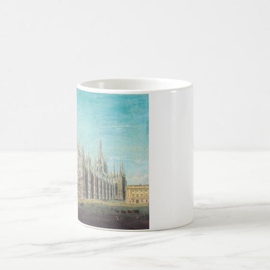 Piazza del Duomo, Mailand by Carlo Bossoli Kaffeetasse (Mittel)