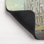 Piazza del Duomo, Mailand by Carlo Bossoli Mousepad (Ecke)