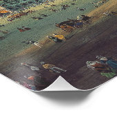 Piazza del Duomo, Mailand by Carlo Bossoli Poster (Ecke)