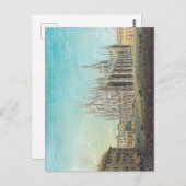 Piazza del Duomo, Mailand by Carlo Bossoli Postkarte (Vorne/Hinten)