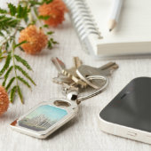 Piazza del Duomo, Mailand by Carlo Bossoli Schlüsselanhänger (Seite)