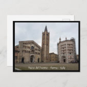 Piazza del Duomo, Parma, Italien Postkarte (Vorne/Hinten)