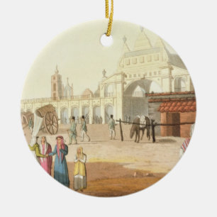 Piazza Del Mercato, Buenos Aires, Argentinien, von Keramikornament