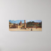 Piazza del Popolo in Rom (1900) Aleksander Gierym Leinwanddruck (Vorderseite)