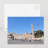 Piazza del Popolo, Rom, Italien Postkarte (Vorne/Hinten)
