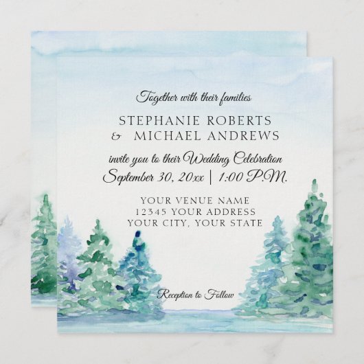 Piazza della Riforma Einladung (Vorne/Hinten)