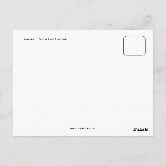 Piazza della Riforma Postkarte (Rückseite)