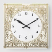 Piazza della Riforma Quadratische Wanduhr (Vorderseite)